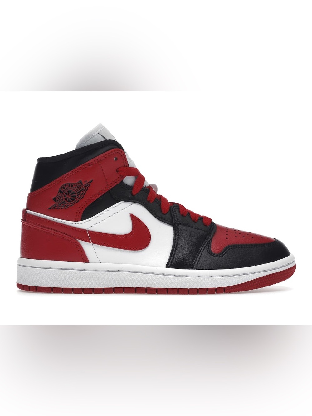Women’s Nike Air Jordan 1 Mid Alternate Bred Toe sneakers Size 7